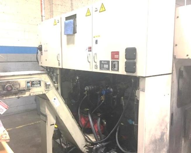 Used 2005 MURATEC MURATA MW120G TWIN SPINDLE WITH SINGLE GANTRY CNC LATHE