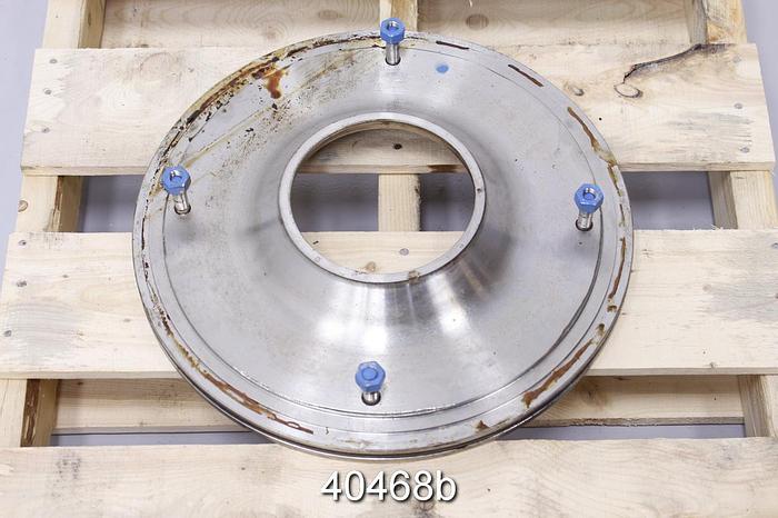 Used Goulds 3175 Pump Suction Side Plate #40468