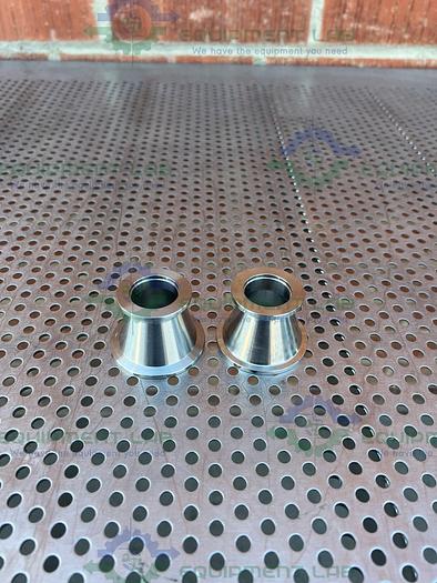 Used Stainless Steel  KF 40 to KF 50 Vacuum Reducer