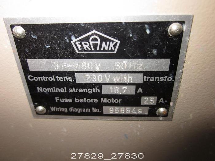 Used Frank 95854 Automatic 8" Sheet Mold System #27830