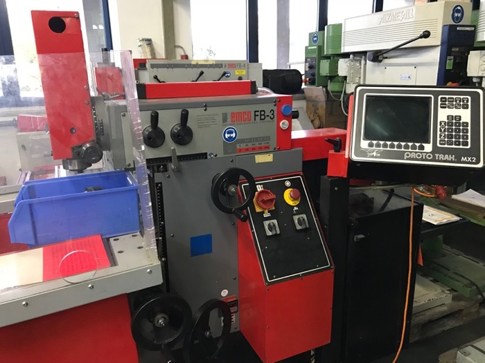 Used Conventional universal milling machine EMCO FB-3 L