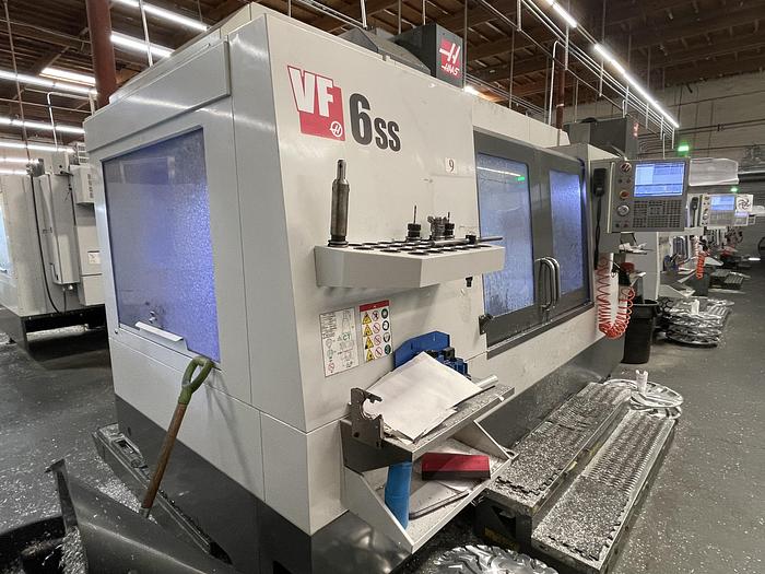 Used 2016  HAAS VF-6SS 4-Axis CNC Vertical Machining Center