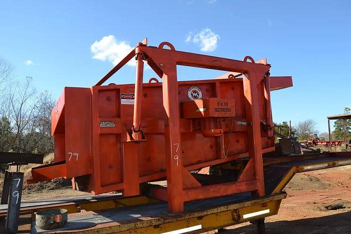Used Morbark 5x10 High Volume Chip Screen