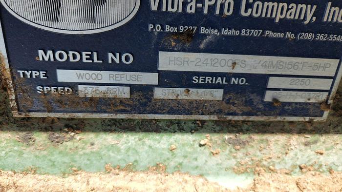 Used VibraPro Vibrating Conveyor 60′ long