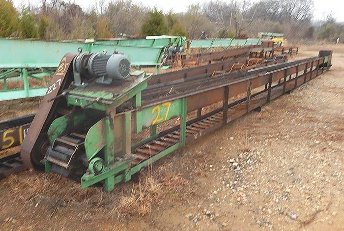 Used 46′ Drag Chain Waste Conveyor