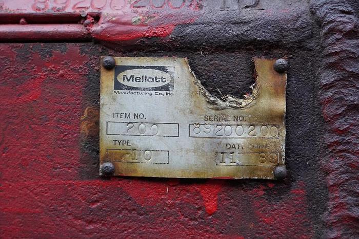 Used MELLOTT Rosserhead Debarker