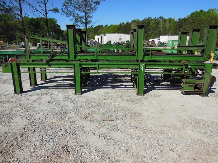 Used 46 ft x 7.5 ft wide Lumber or Package Transfer Deck