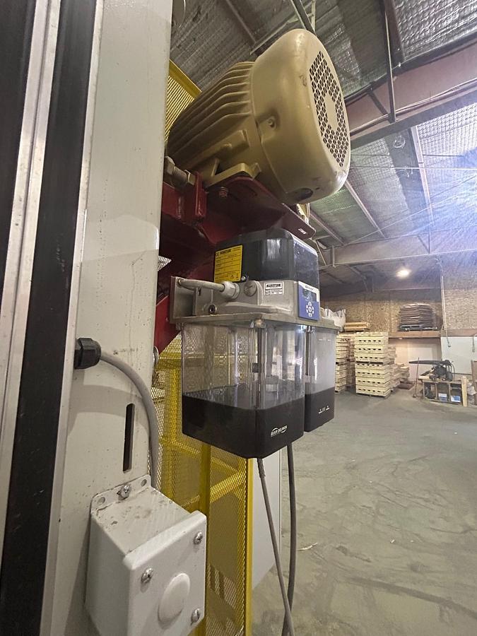 Used 2018, Akhurst Machinery Limited, it is a " New Waycon vertical travelling package saw