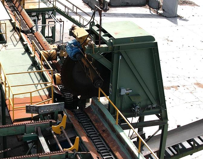 Used Debarking / Log Merchandizing Line