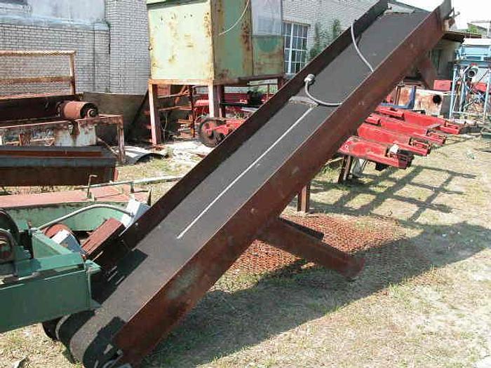 Used 22″ x 11′ Inclined Waste Conveyor