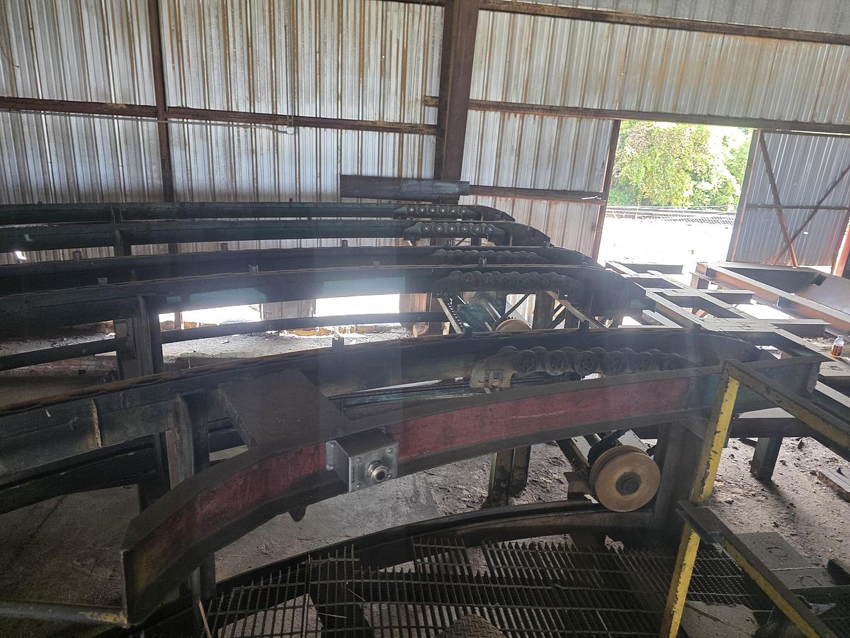 Used Curved Chain Deck - 5 strand x 90 degrees