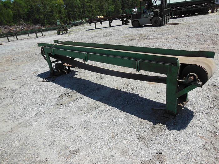 Used 14″ X 15 1/2′ FLAT BELT CONVEYOR