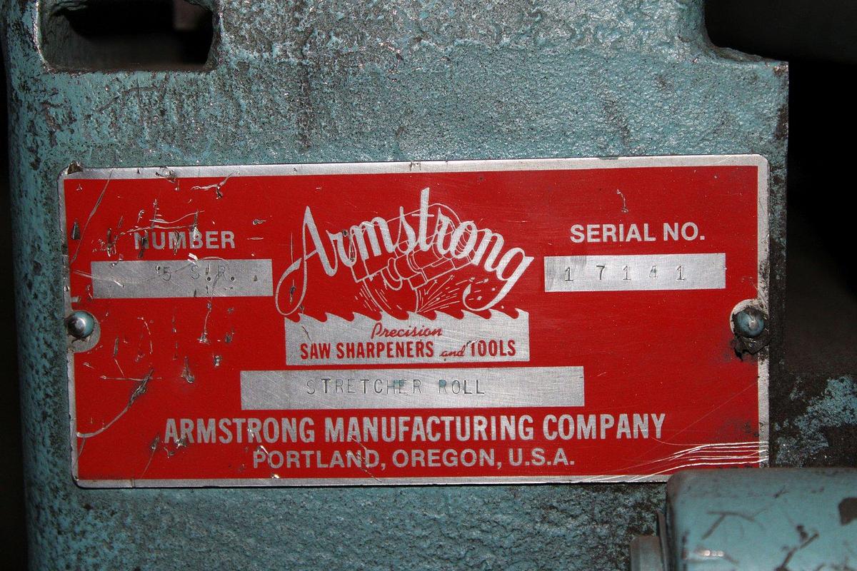 Used ARMSTRONG #81 Bandsaw Bench with Stretcher