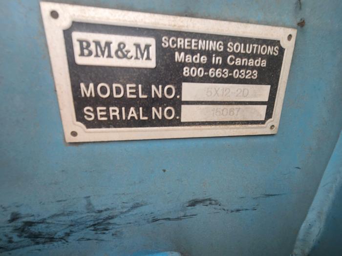 Used BM&M 5 x 12 Chip Screen