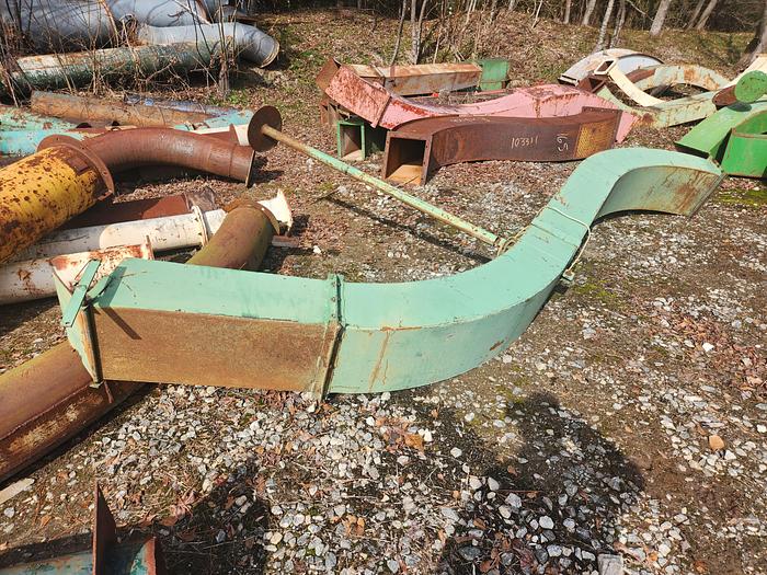 Used Phelps KW Chip Blower with 30 HP motor and single "S" pipe