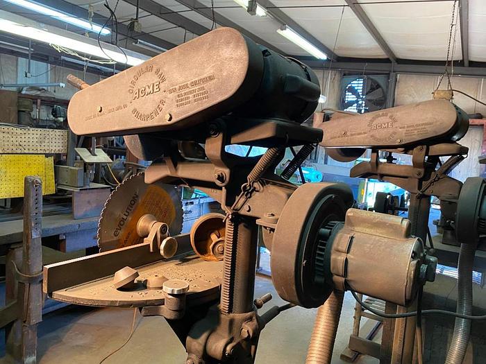 Used ACME Manual Face Grinder for Circle Saws - SALE Pending