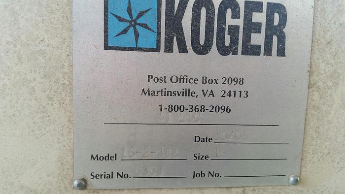 Used Kroger Dust Syatem