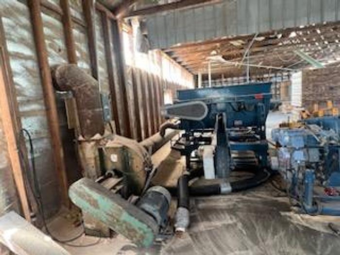 Used Brewer 6-head Golden Eagle Resaw with dust system