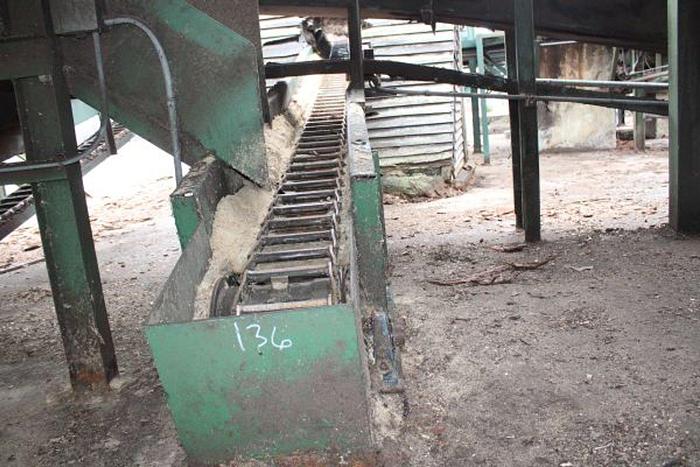 Used Drag Chain Waste Conveyor 90'