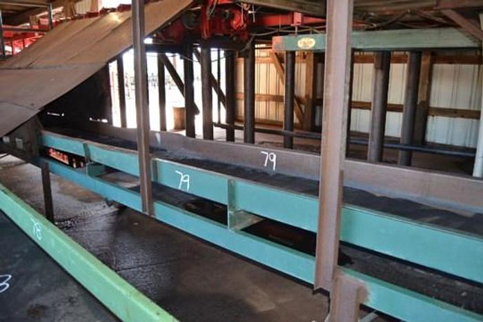 Used Reckart 24″ x 100′ belt conveyor