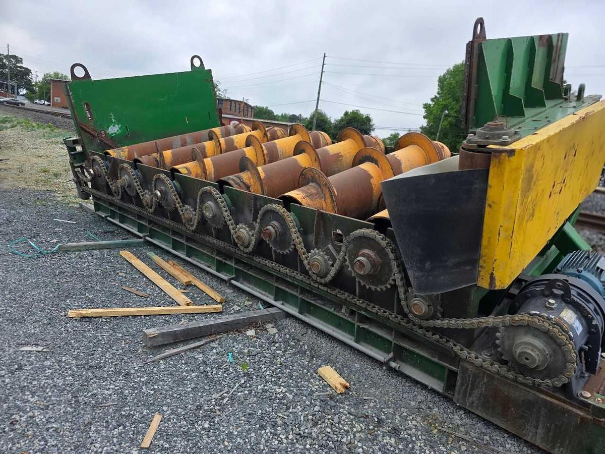 Used Carbotech Log Even Ending Screw Conveyor