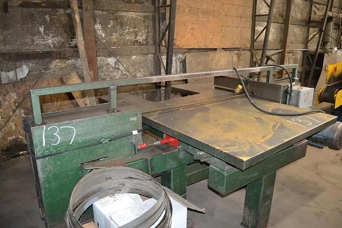 Used Industrial Resources Bandsaw Type Pallet Dismantler