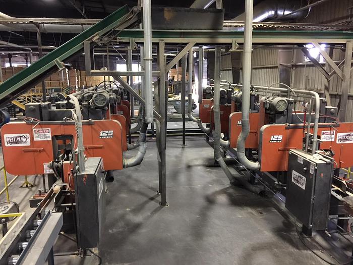 Used West Plans 2013 4 head Resaw 125 Series .