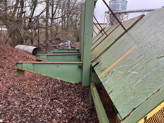 Used Tilt Hoist With 20FT Infeed deck, 20 FT Outfeed Deck 