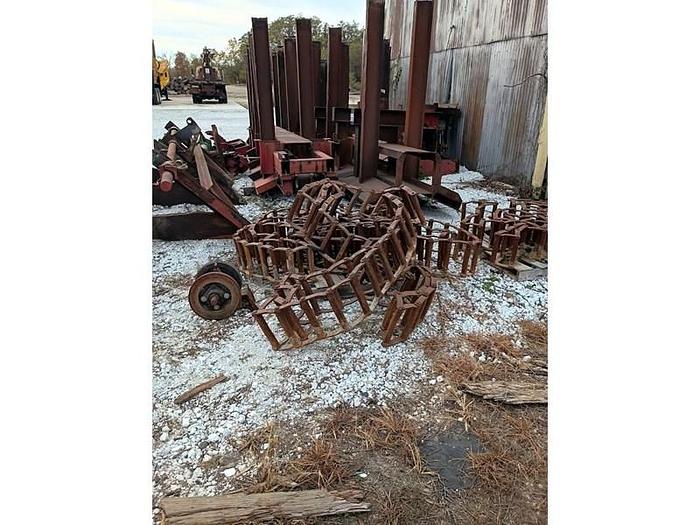 Used 60 Ft Log Trough with 2 sets of kickers