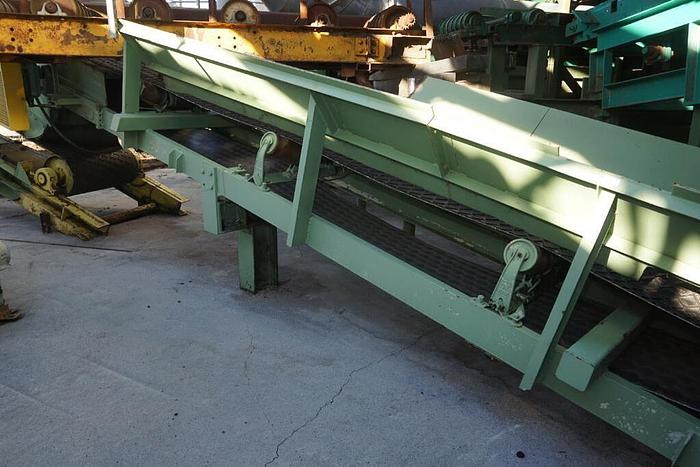 Used Concave Belt Conveyor 26’L x 24″W