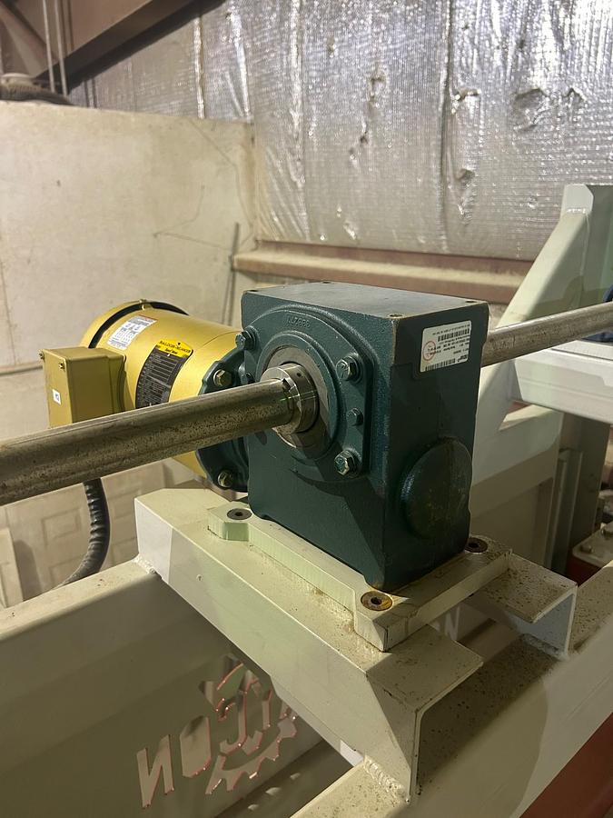 Used 2018, Akhurst Machinery Limited, it is a " New Waycon vertical travelling package saw