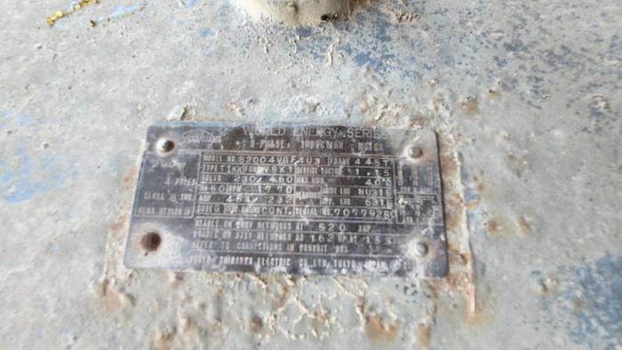 Used Toshiba 200 hp Electric Motor