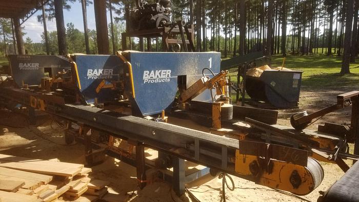 Used Complete resaw line, 2 resaw and sizer