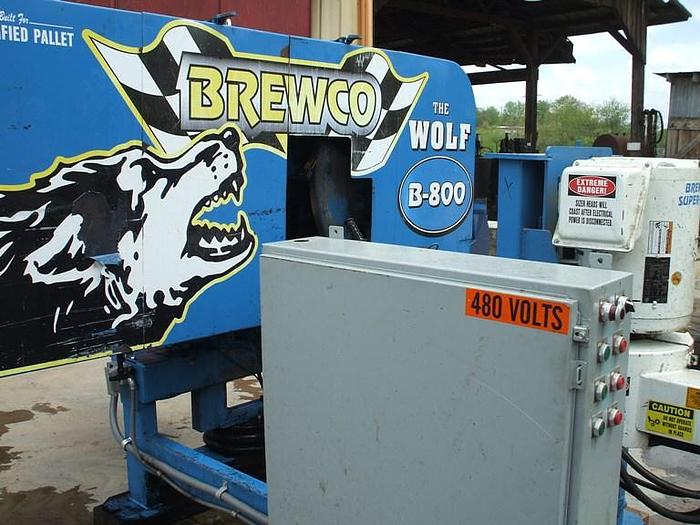 Used Brewco B-800 Single Head resaw with Sizer