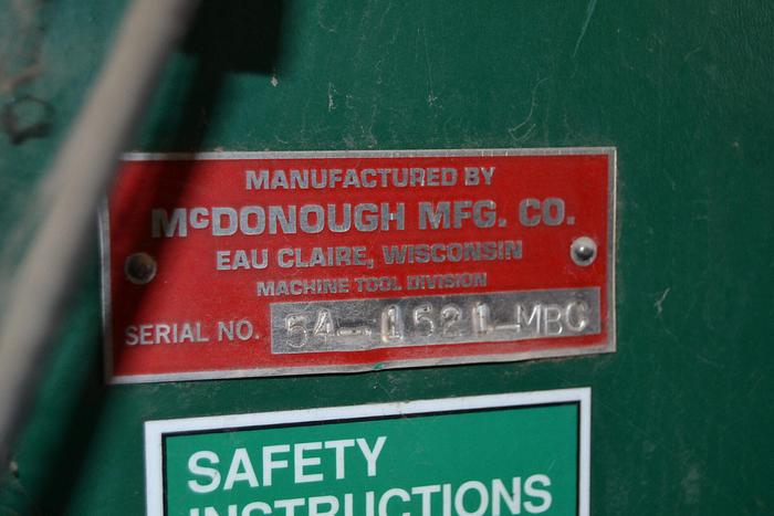 Used McDonough 54″ Horizontal Resaw