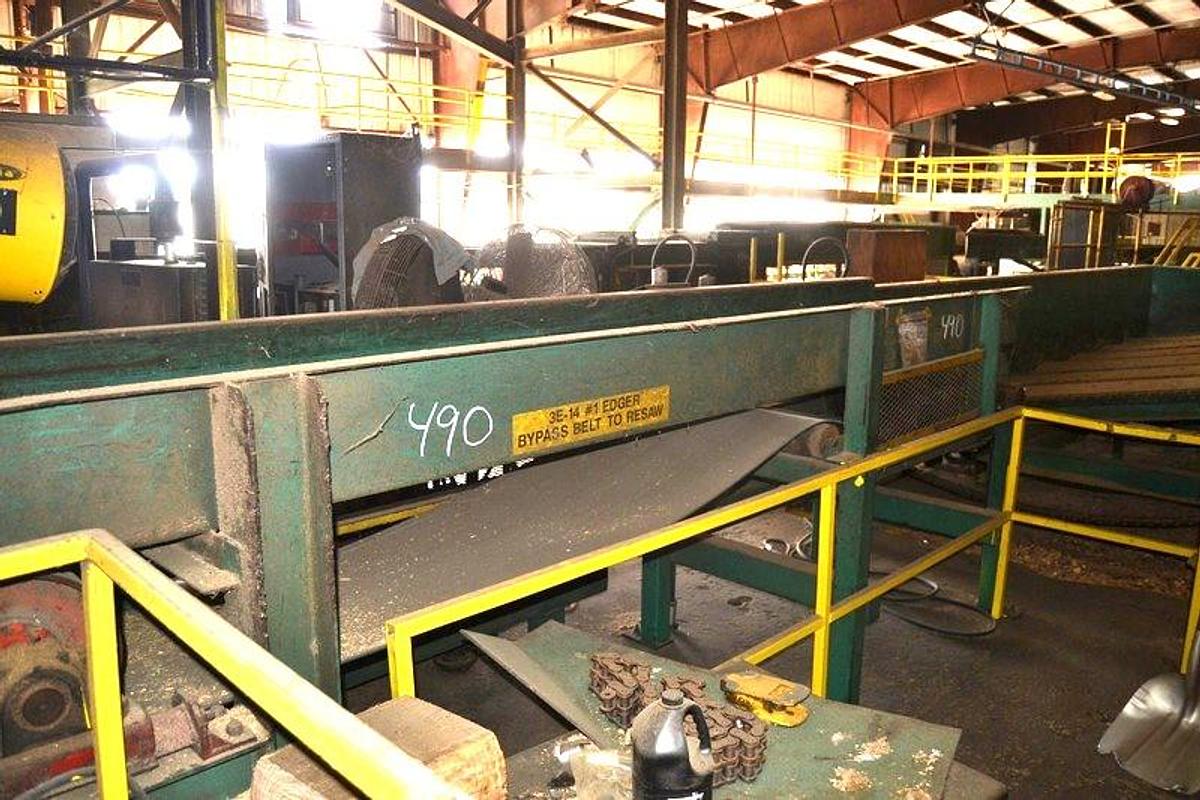 Used Flat Belt Conveyor 24" x 28'