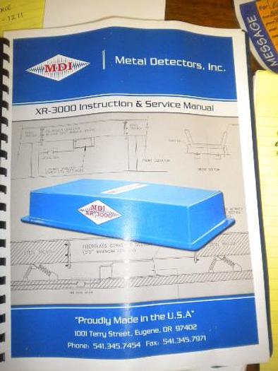Used MDI CR 85-3000 Digital Metal Detector