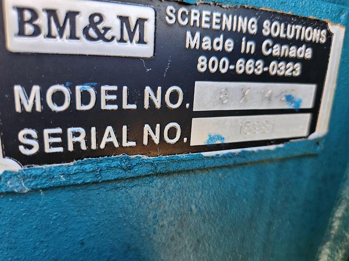 Used BM&M 8 x 14 Chip Screen (reconditioned)