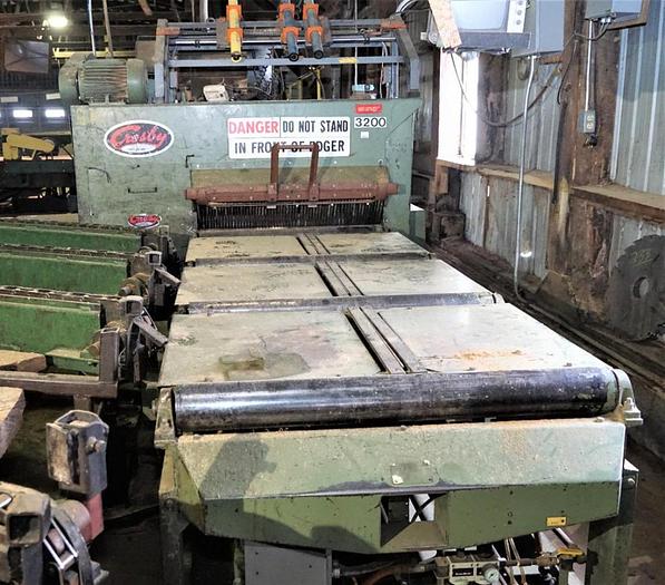 Used CROSBY 4″x42″ 3-saw Edger