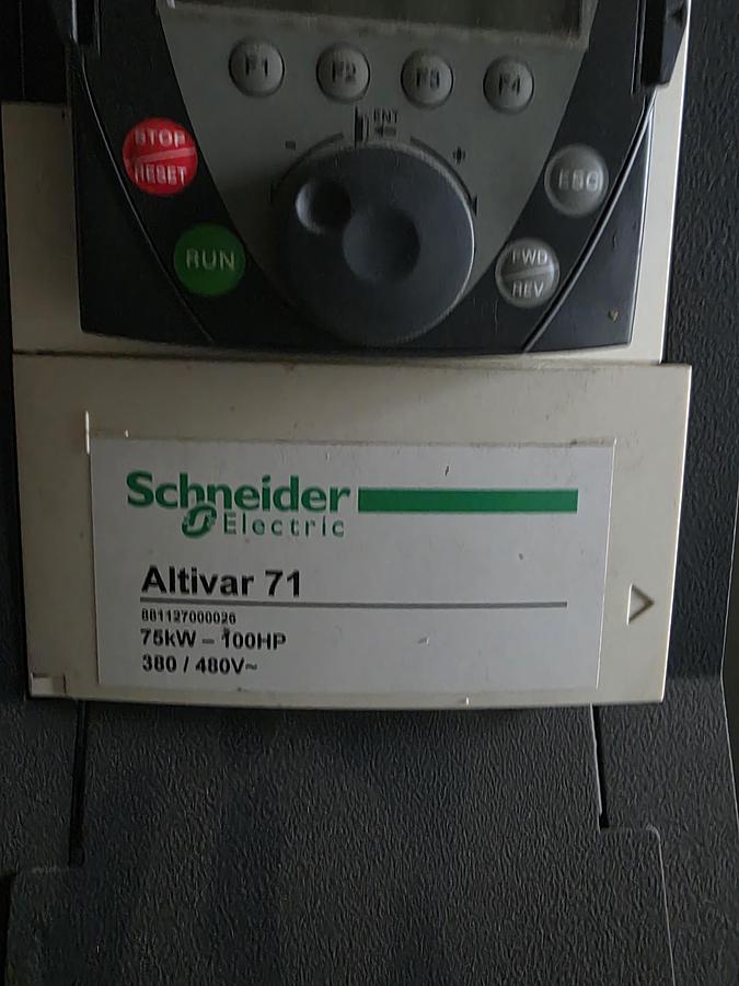 Used Schneider Electric Altivar 71 VFD – 100 HP Variable Frequency Drive