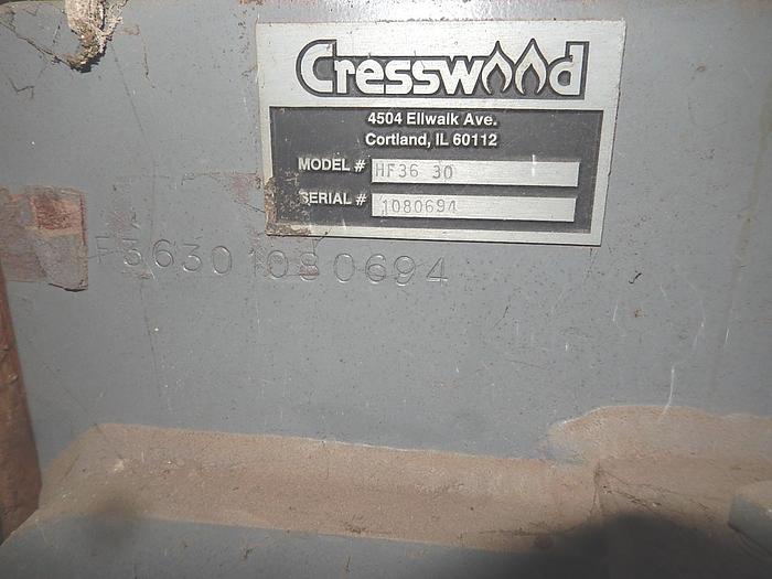 Used CRESSWOOD Low Speed Grinder