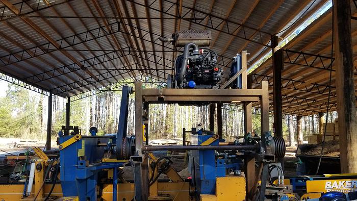 Used Complete resaw line, 2 resaw and sizer