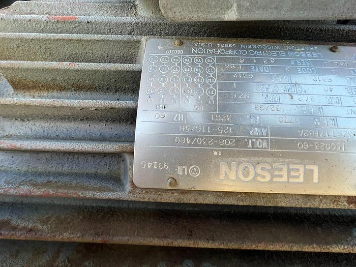 Used Cornell Chip Blower 40 HP with Dual Truck loading pipes