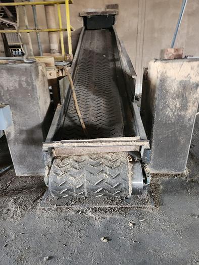Used Cleated Belt Conveyor 32" x 25'
