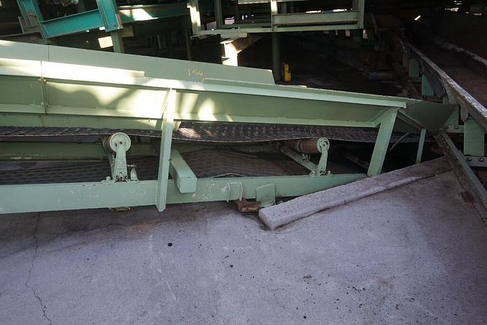 Used Concave Belt Conveyor 26’L x 24″W