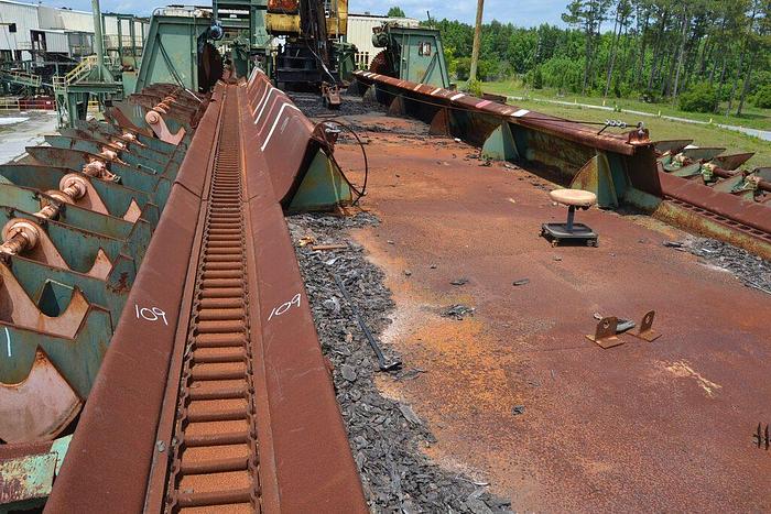Used 77′ Trough Log Conveyor