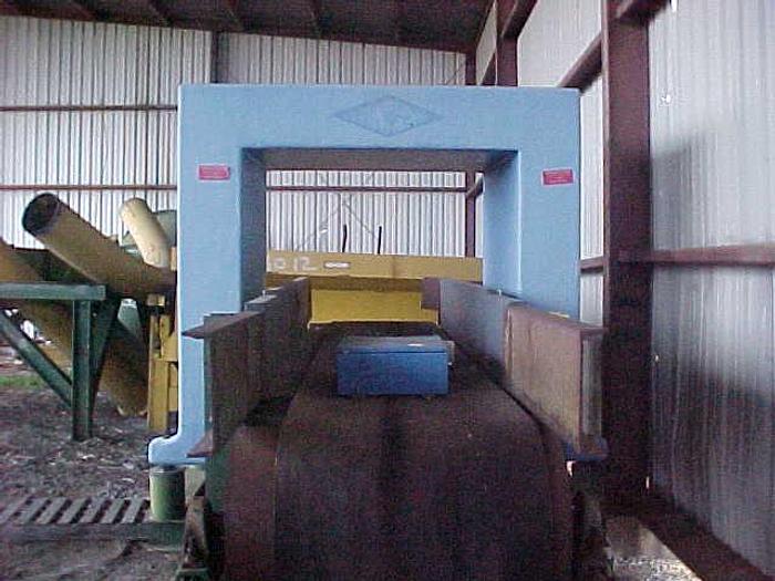 Used MDI TWA 2000 Whole Log Metal Detector with conveyor