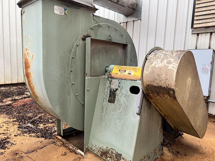 Used Complete Pallet Plant Blower system and 3 Auger truck loading