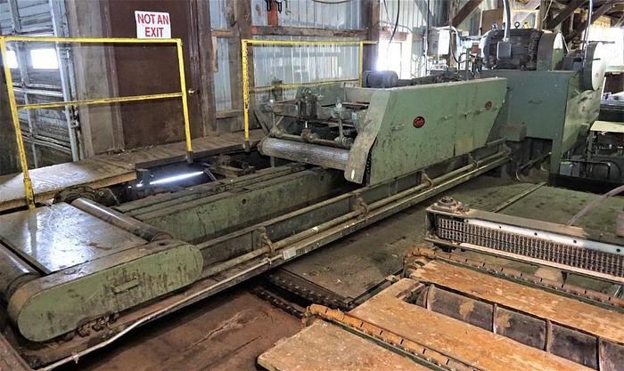 Used CROSBY 4″x42″ 3-saw Edger