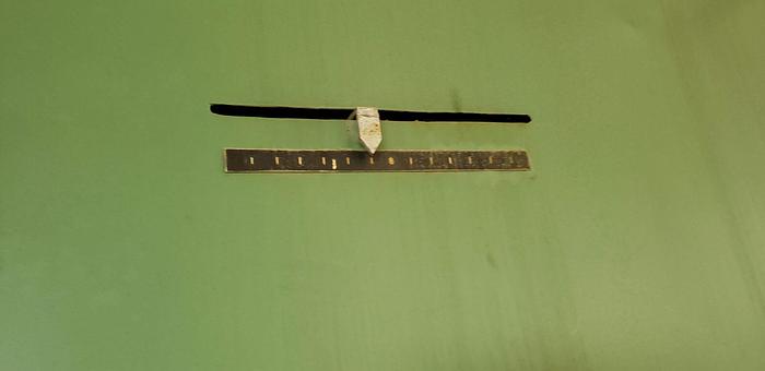 Used COOPER Dropsaw Trimmer 8″ X 24' capacity sale pending